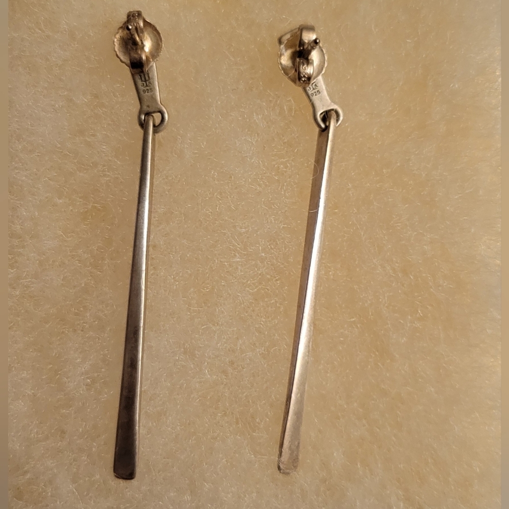 James Avery Silver Dangle Earrings - Picture 4 of 6